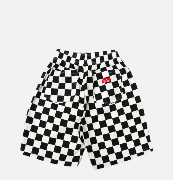 Chef Short Checker Black