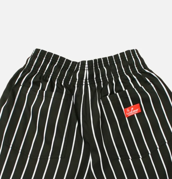 Chef Short Stripe Black