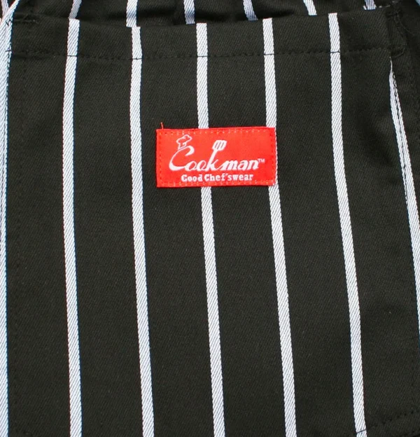 Chef Short Stripe Black