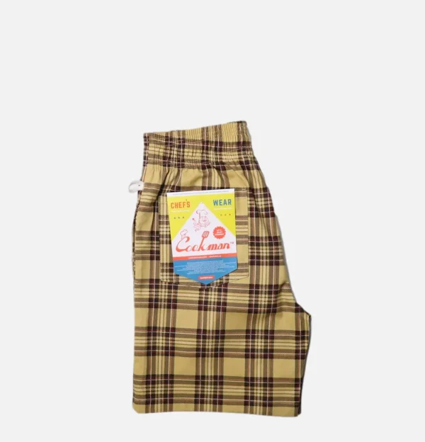 Chef Short Tartan Beige
