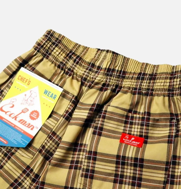 Chef Short Tartan Beige