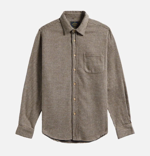 Chemise Abstract Pied Charcoal