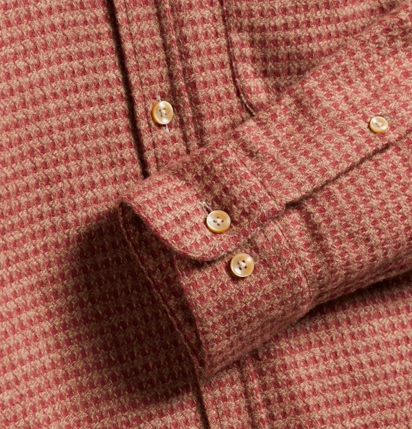 Chemise Abstract Pied De Poule Clay