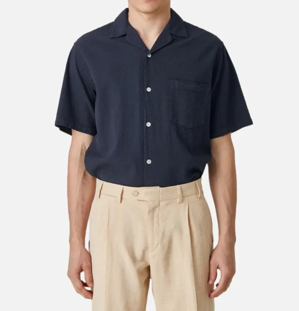 Chemise Atlantico Camp Navy