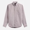 Chemise Brushed Oxford Bordeaux