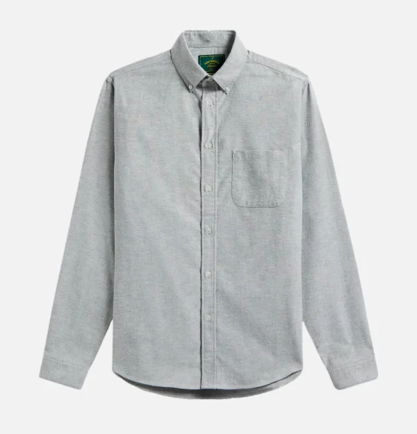Chemise Brushed Oxford Green