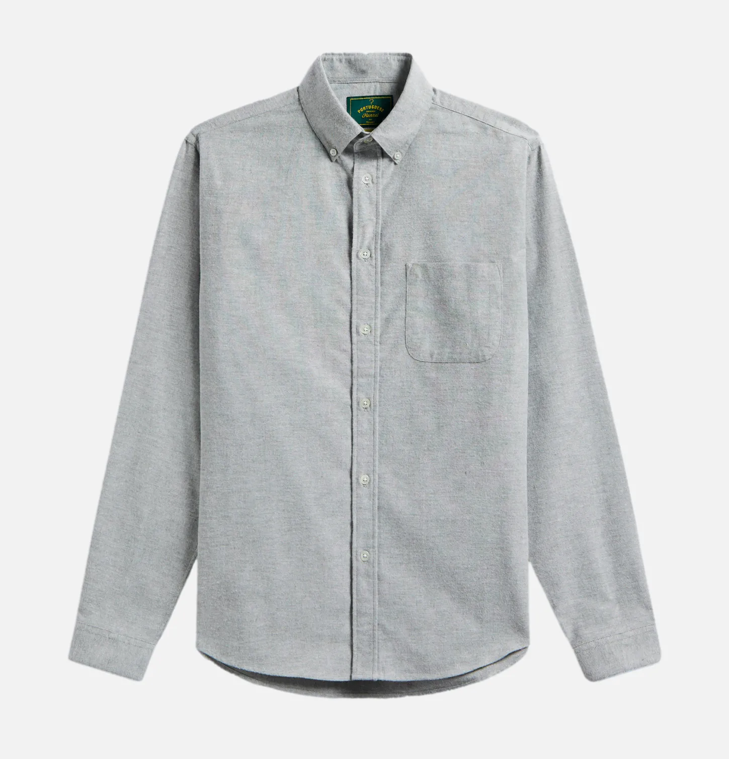 Chemise Brushed Oxford Green