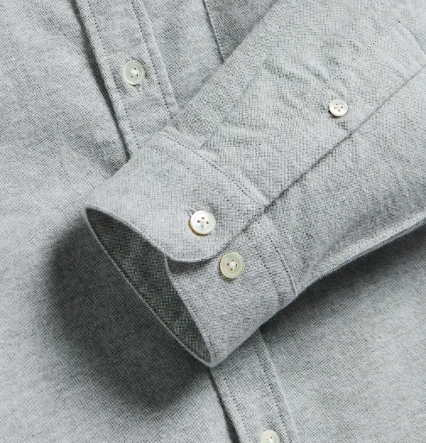 Chemise Brushed Oxford Green