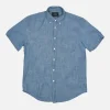 Chemise Chambray Ss Blue