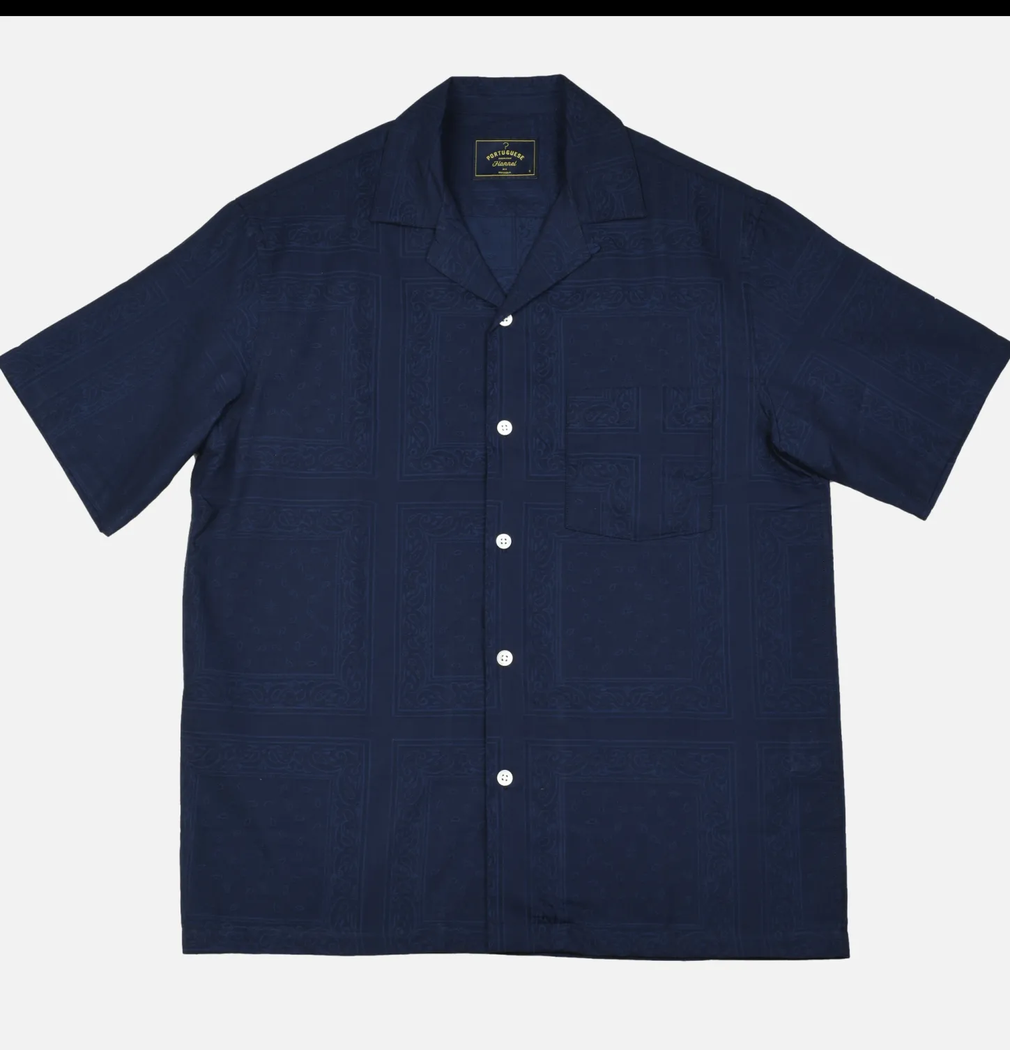 Chemise Classic Paisley Blue
