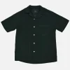 Chemise Cord Camp Collar Green