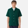 Chemise Cord Camp Collar Green