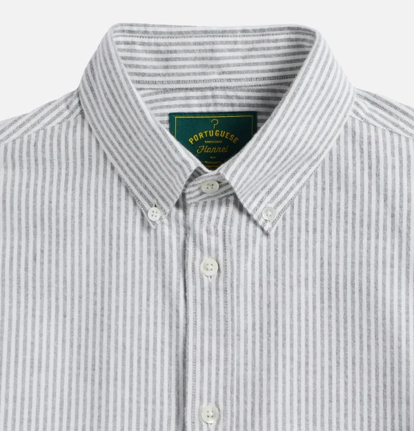 Chemise Oxford Stripe Green