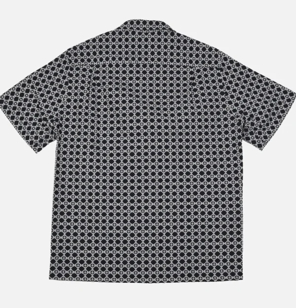 Chemise Tile White Navy