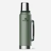 Classic Legendary Bottle 1L Hammertone green