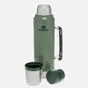 Classic Legendary Bottle 1L Hammertone green