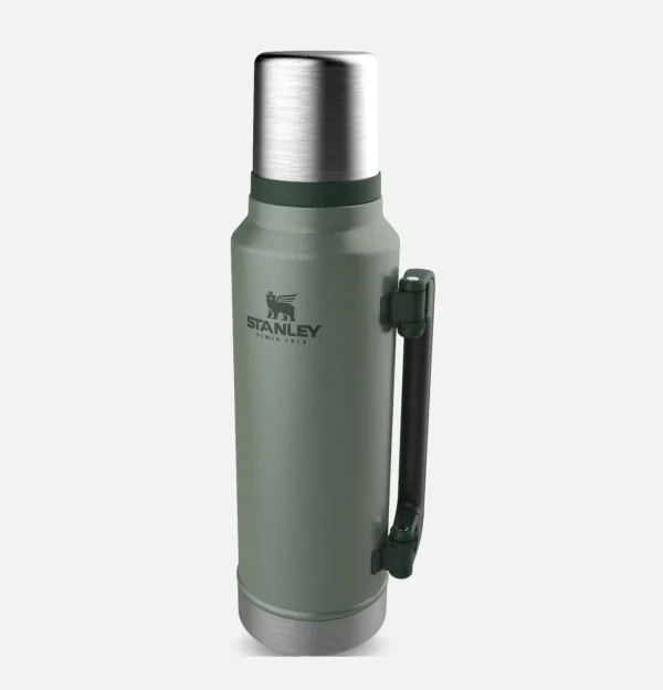 Classic Legendary Bottle 1L Hammertone green