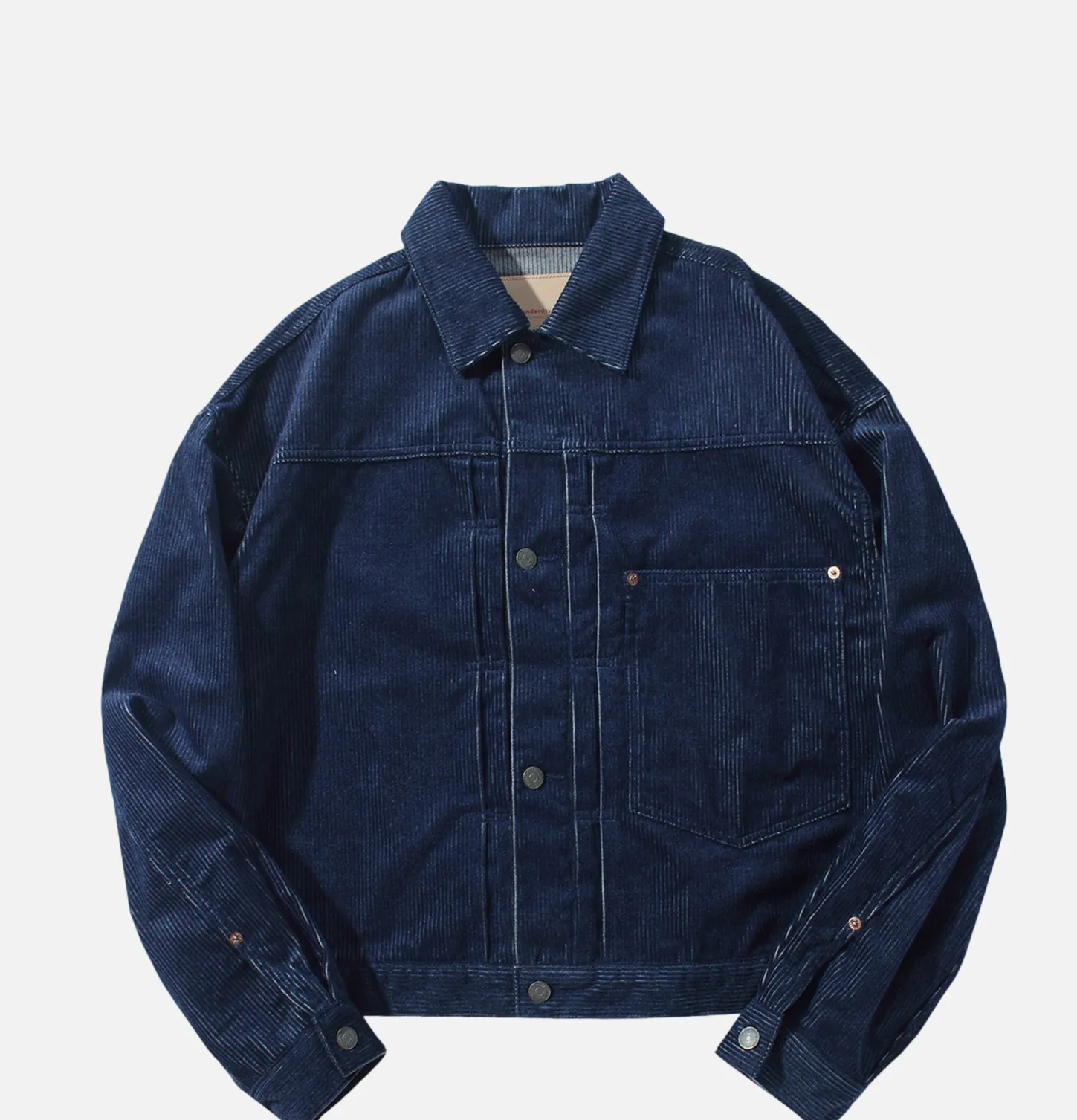 Corduroy Collar Jacket Denim