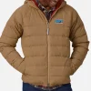 Cotton Down Jacket Grayling Brown
