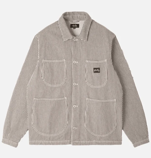 Coverall Jacket Hickory Black