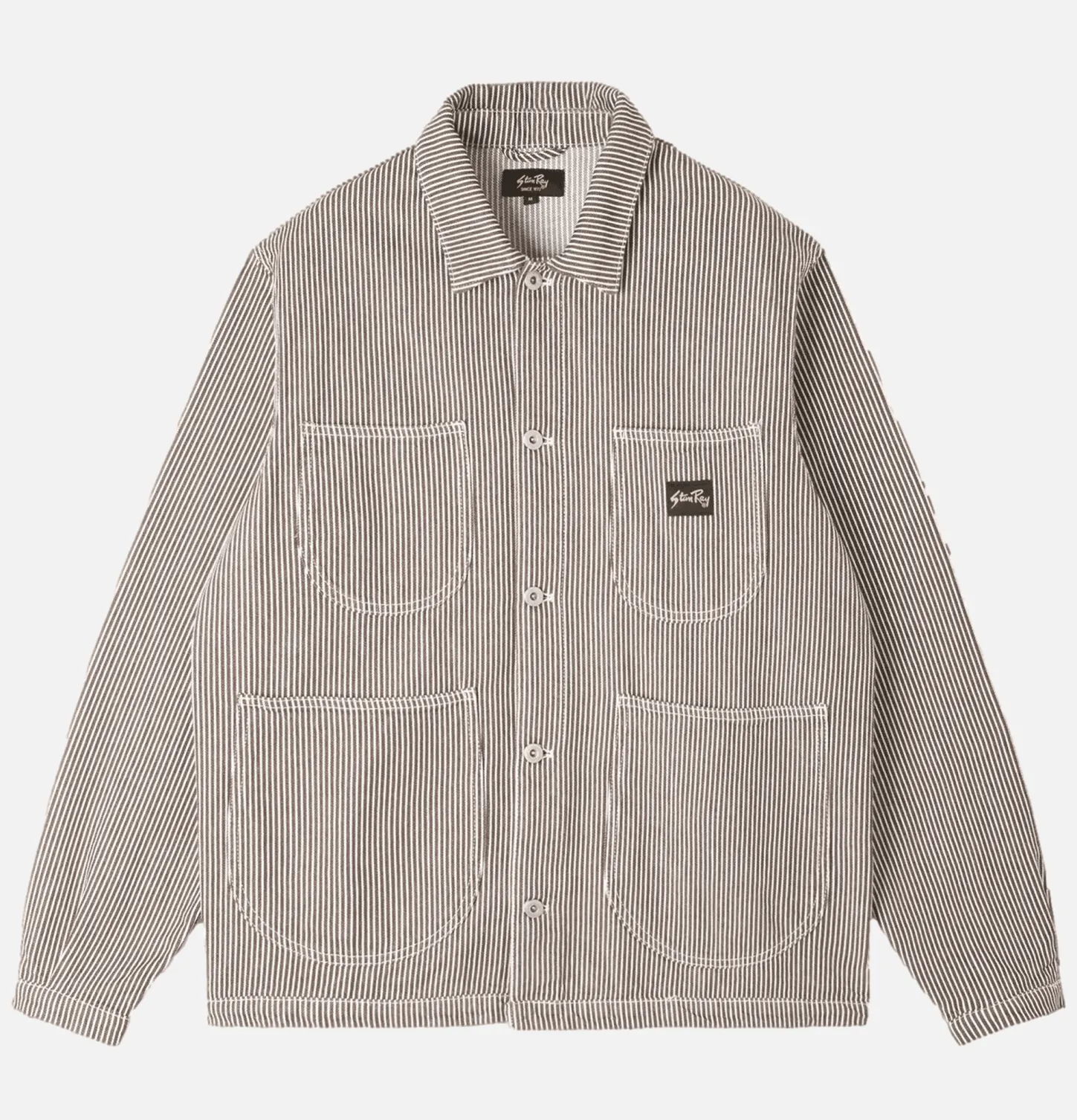 Coverall Jacket Hickory Black