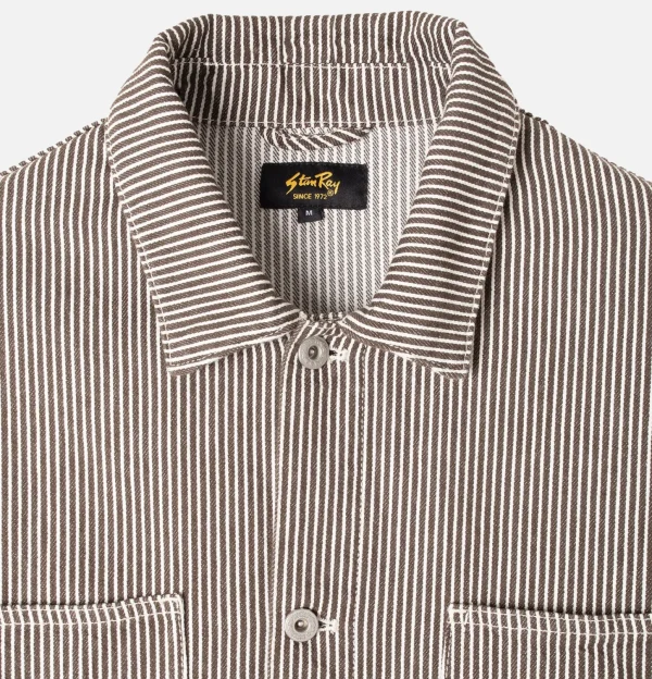 Coverall Jacket Hickory Black