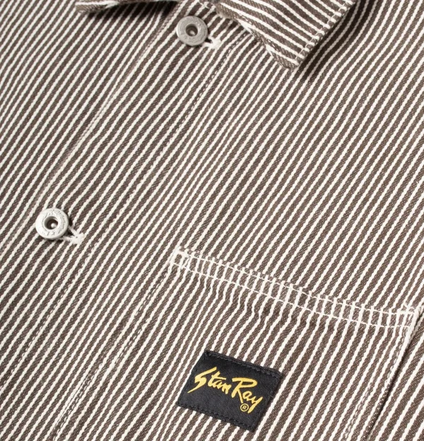 Coverall Jacket Hickory Black