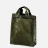 Covered Parachute Document Bag Olive