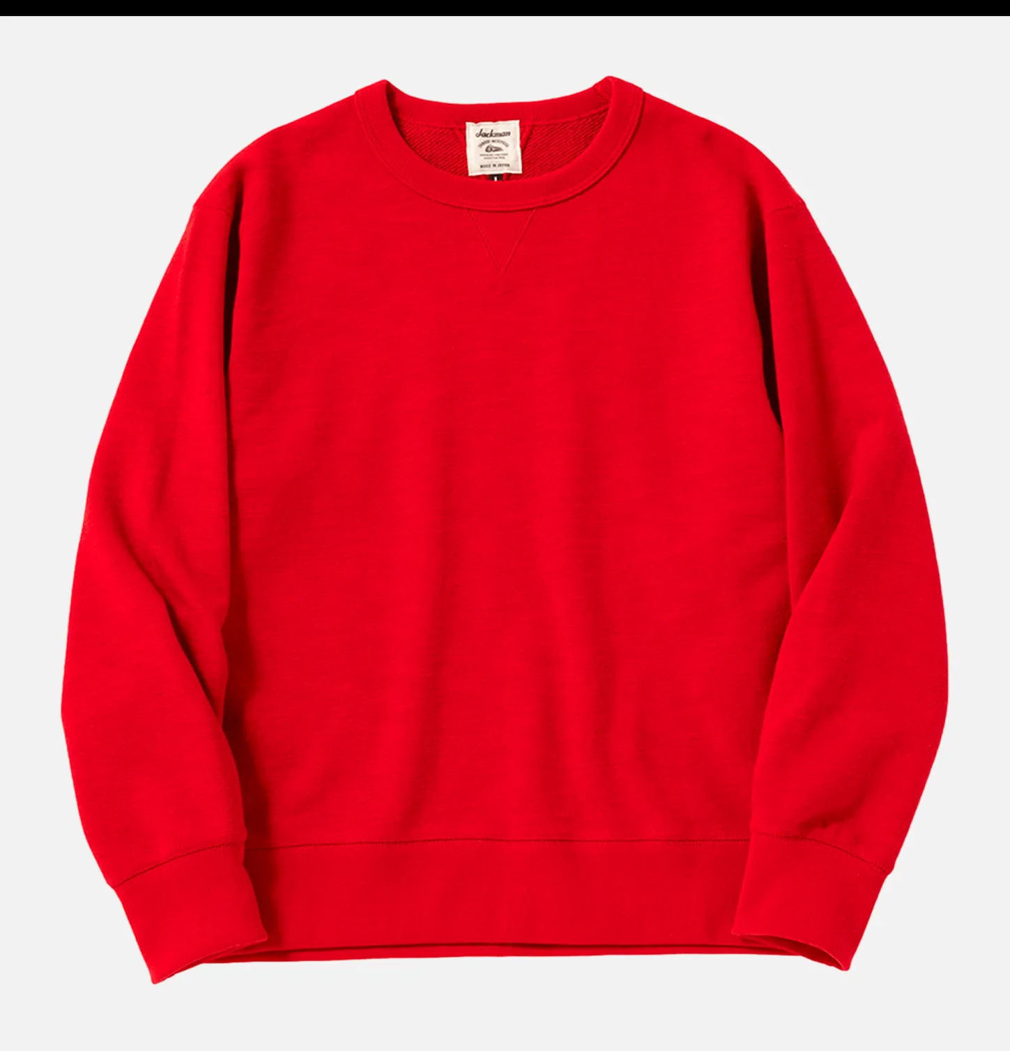 Crew Neck Sweat Rouge
