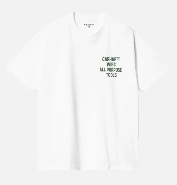 Cross Screw Tee White