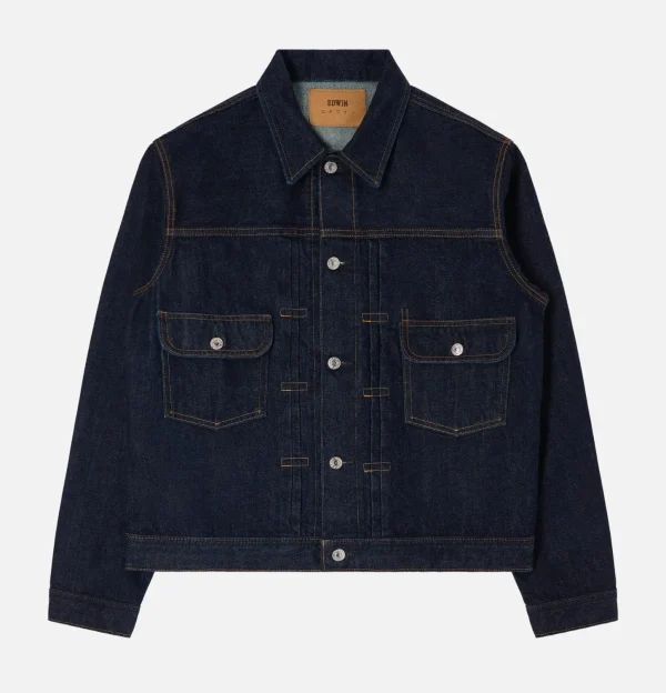 Denim Jacket 14oz Kurabo Red