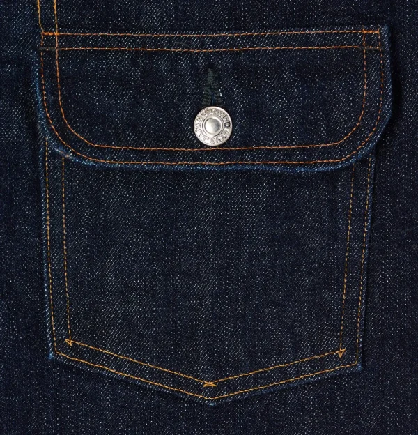 Denim Jacket 14oz Kurabo Red