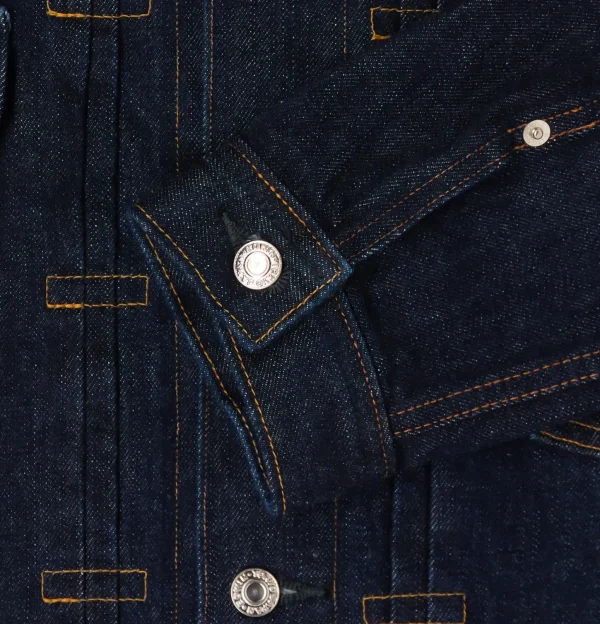 Denim Jacket 14oz Kurabo Red