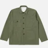 Dockside Jacket Slub Sateen Olive