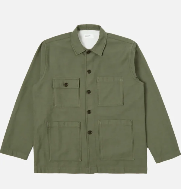 Dockside Jacket Slub Sateen Olive