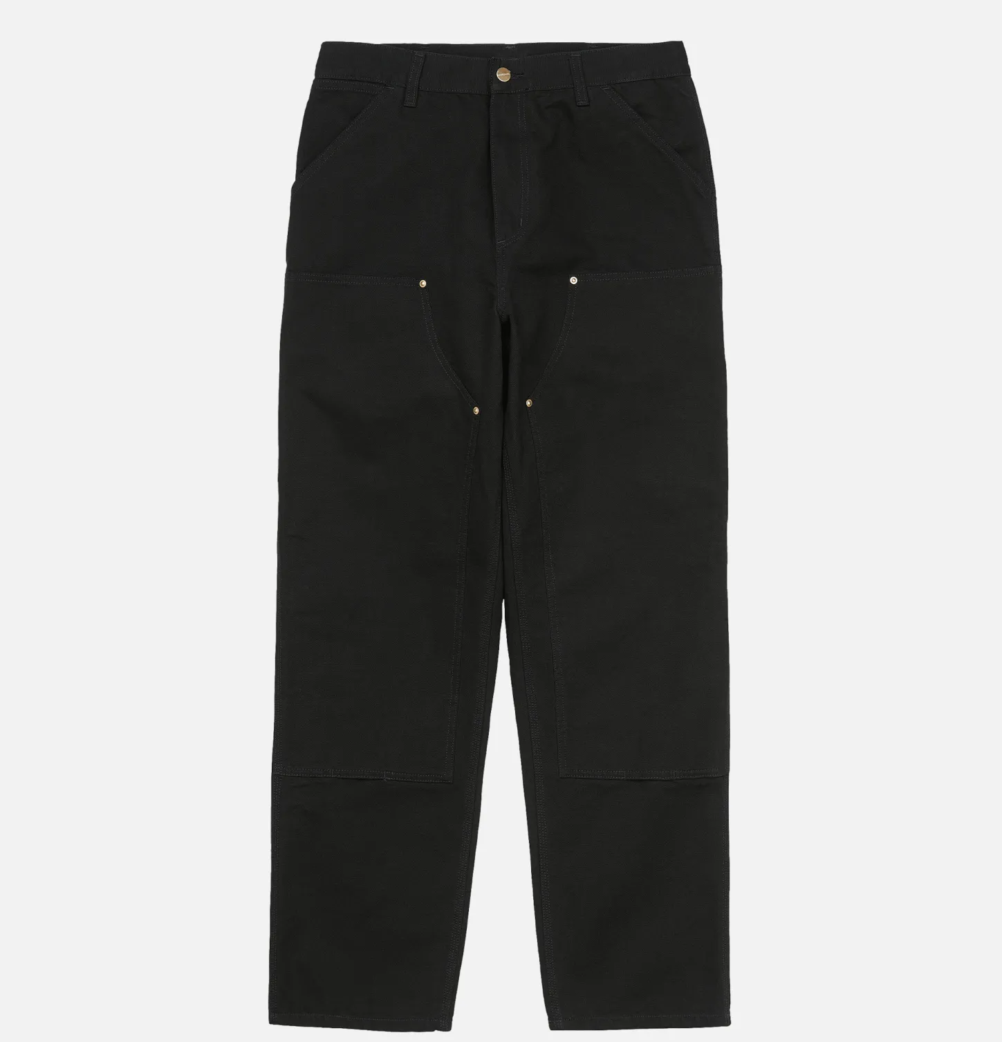Double Knee Pant Black