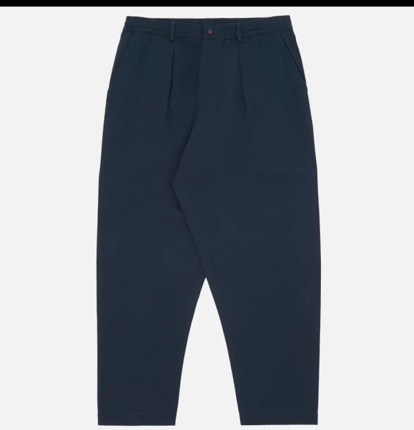 Double Pleat Pant Navy