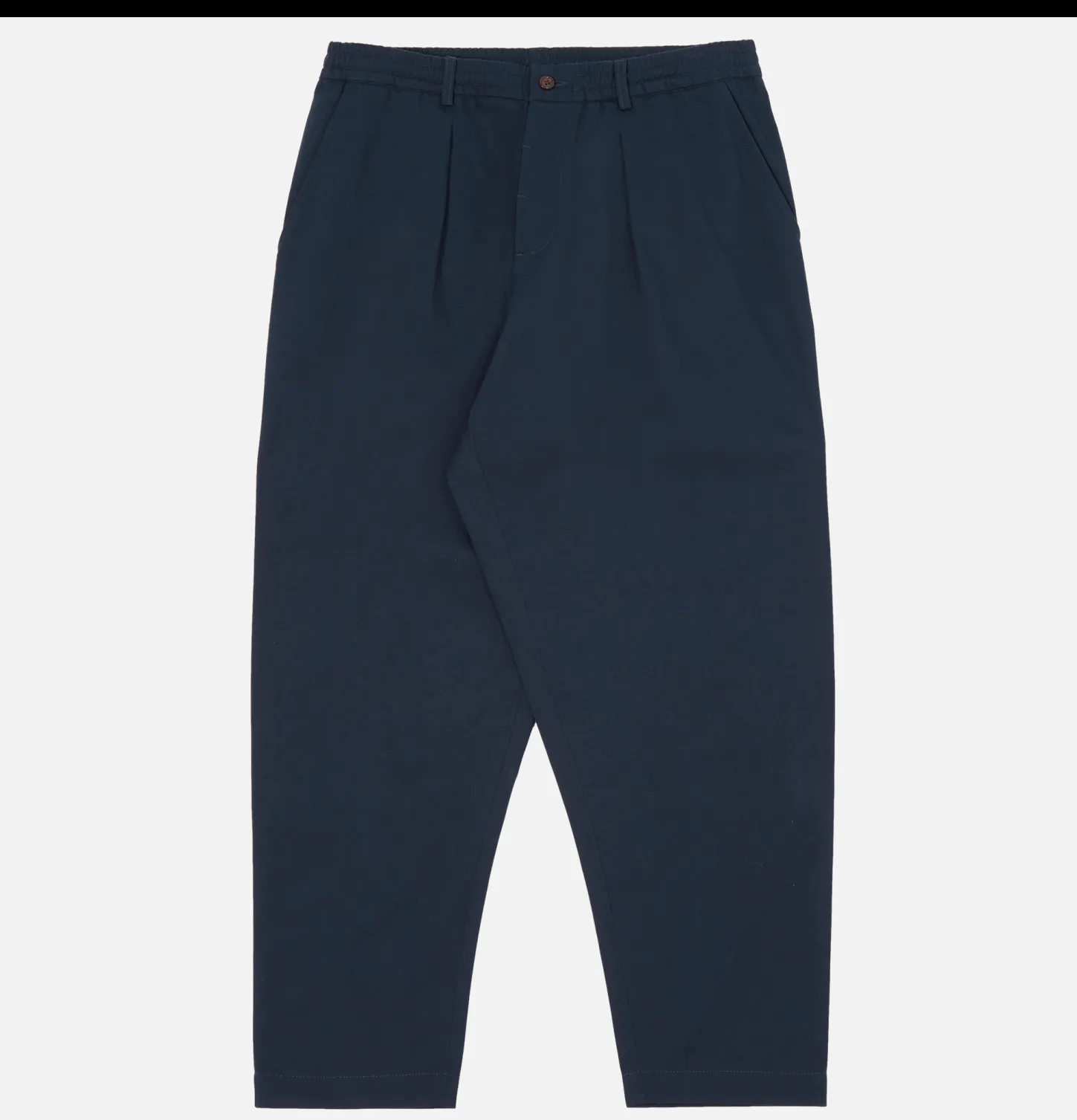 Double Pleat Pant Navy