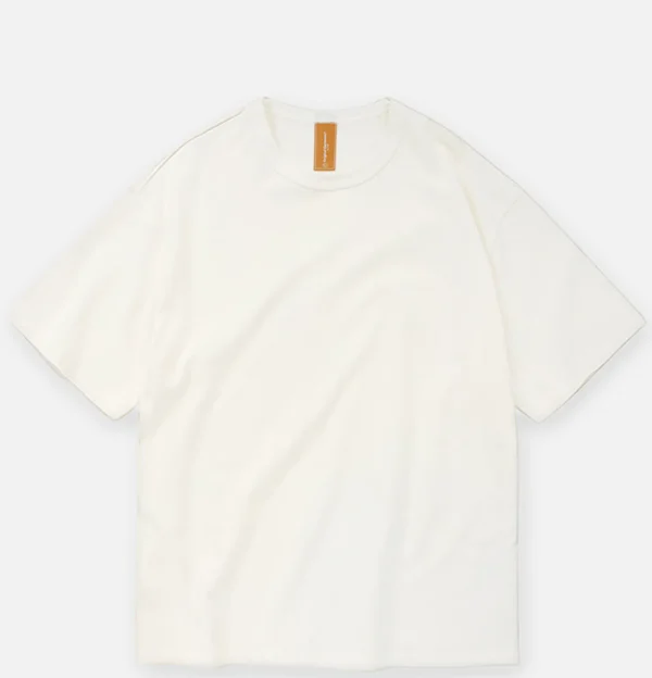 Double Rib Oversized Tee White