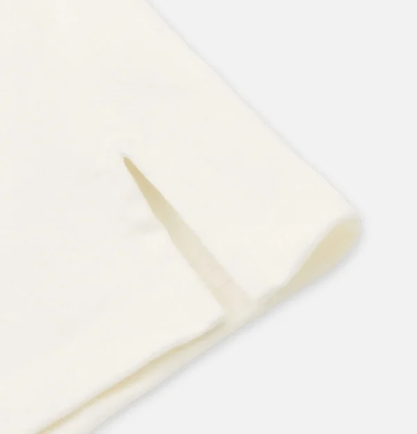 Double Rib Oversized Tee White