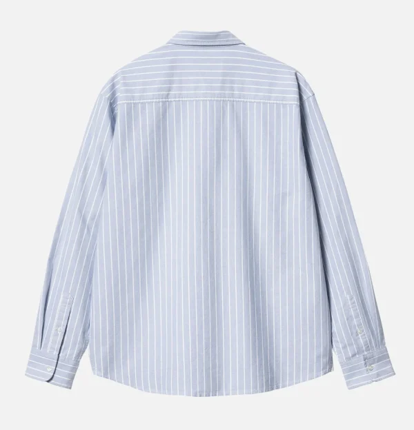 Dowlen Stripe Shirt Bleach White