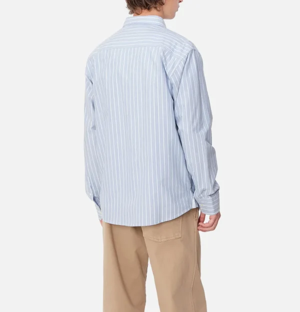 Dowlen Stripe Shirt Bleach White