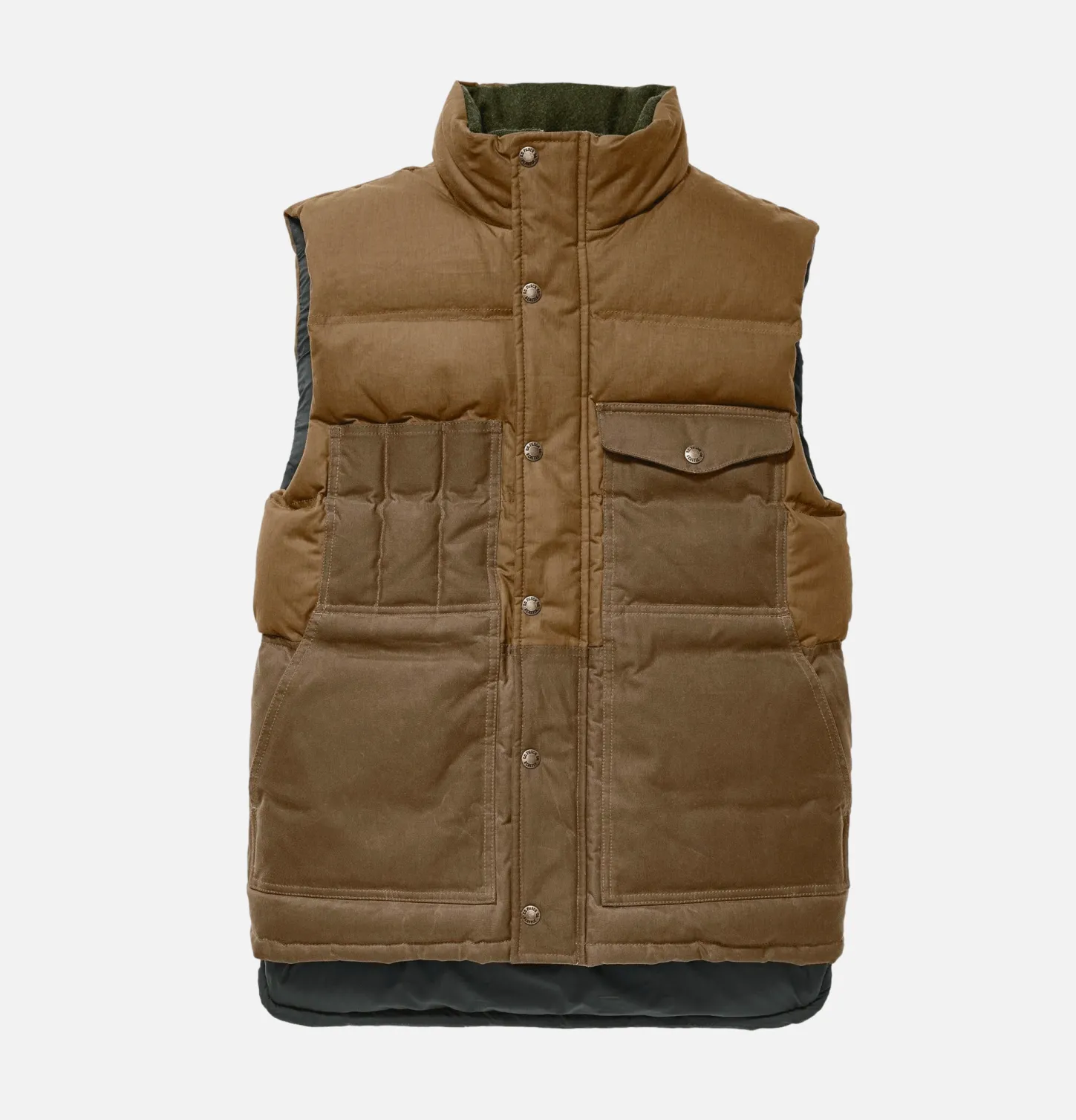 Down Cruiser Vest Dark Tan
