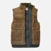 Down Cruiser Vest Dark Tan