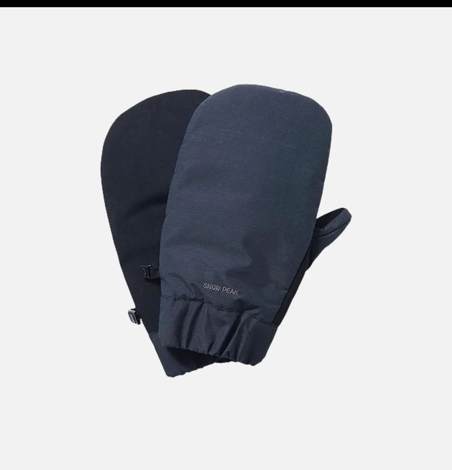 Down Mittens Black