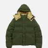 Down Sweater Jacket Olive