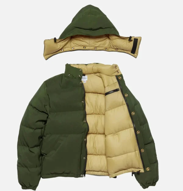 Down Sweater Jacket Olive