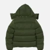Down Sweater Jacket Olive