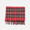 Echarpe Cachemire Tartan Red