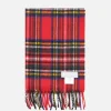 Echarpe Cachemire Tartan Red